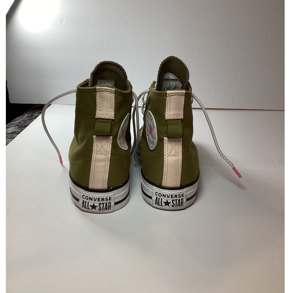 Converse Olive Green High Top Sneakers - Picture 5 of 16